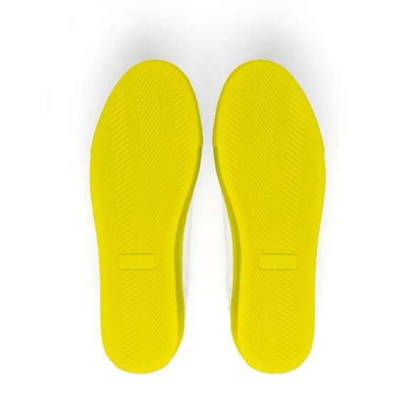 Hirundo Sneakers - Sustainable / Handmade in Portugal / White & Yellow / Size 13 - Picture 5 of 5
